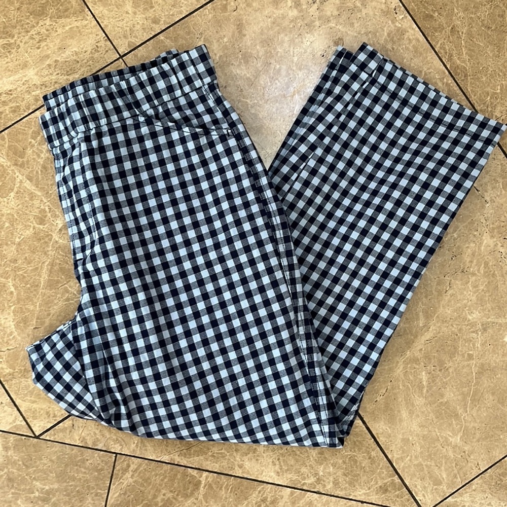 Lands’ End Gingham Pants